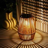 KagoLing Solar Lights Outdoor Garden, Vintage Hanging Solar Lanterns - Waterproof Outdoor Solar Lights for Halloween, Christmas Decorations, Patio & Pathway Decor - 1PACK