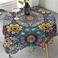 iEvery Wipe Clean Table Cloth Wrinkle Free Water Stain Resistant Polyester Waterproof Tablcloth, Home Dinning Kitchen Party Picnic Patio Table Cover