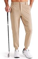 Libin Men's Golf Joggers Stretch Slim Fit Golf Pants Jogging Bowling Outdoor Chino Trousers Sports Running Casual with Pockets