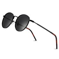 SUNGAIT Round Vintage Polarized Sunglasses Classic Retro Metal Frame Sunglasses Circular for Women Men