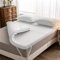 3 Inch Memory Foam Mattress Topper, Gel Infused Single Size Bed for Back Support-Washable Bamboo Cov