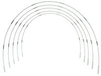 Super Hoops Garden Hoops for Row Cover Hoops for Garden Beds Hoop House Greenhouse Hoops Garden Hoops for Raised Beds 10.5ft 5 sets by Lonurya