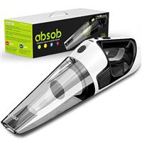 absob Handheld Vacuum Cleaner Cordless, 7.4V, Mini Portable Car Vac, Powerful Suction Hand Vac, Rechargeable Lightweight handheld vacuum for Home, Car and Keyboard Cleaning - USB Charging