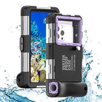 ShellBox Case diving Phone case 2nd Generation Waterproof Case Compatible with iPhone/Samsung Galaxy Series, Universal Phones 4.9-6.9 Inch,Snorkeling15m/50ft Full Body Protector