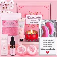 Birthday Gifts For Women, Cherry Blossom Pamper Gifts For Her, Ideas Gifts For Mum, Best Friend, Sister, Relaxation Spa Ladies Gifts Self Care Package For Her, Christmas Xmas GIfts Friendship Hampers