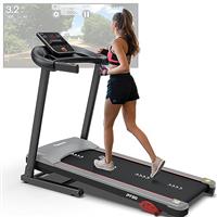 PASYOU Foldable Treadmill for Home - with Bluetooth Connectivity, Compact Treadmill with 15 Pre Programs Heart Rate Monitor Plus 44 Days Free Kinomap Membership
