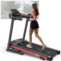 PASYOU Foldable Treadmill for Home - with Bluetooth Connectivity, Compact Treadmill with 15 Pre Programs Heart Rate Monitor Plus 44 Days Free Kinomap Membership