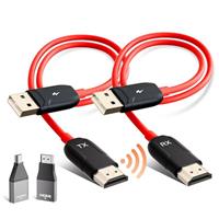 Wireless HDMI Transmitter and Receiver, 5GHz Wireless HDMI Extender, 1080P Video/Audio Dual Screen Transfer, Laptop, Tablet, Projector, Support Nefix/YouTube