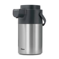 Tiken Airpot Coffee Dispenser with Pump Stainless Steel Vacuum Insulated Thermal Jug Flask for Hot Water Tea
