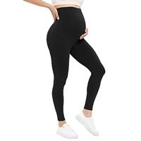 VALANDY Creamlush Maternity Leggings Over Bump Buttery Soft Belly Support Adjustable High Waisted Pregnancy Pants Yoga Pajama
