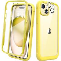 Diaclara Case for iPhone 12/16 Series Case, 360 Full Body Bumper Clear Back Cover