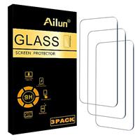 Ailun Glass Screen Protector for iPhone 11 6.1/12 6.1/12 6.7/13 6.1/13 6.7/14 6.1/14 6.7/15 6.1/15 6.7/16 6.3/16 6.9_