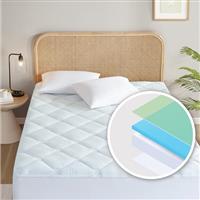 Degrees of Comfort Memory Foam Mattress Pad Topper with Soft Bamboo Cover