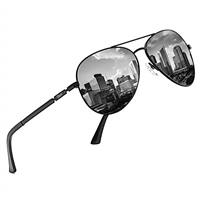 DUCO Classic Polarised Pilot Sunglasses For Mens Womens Unisex UV400 Protection Vintage Classic Men's Polarized Sun Glasses 3025K