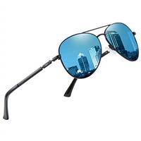 DUCO Classic Polarised Pilot Sunglasses For Mens Womens Unisex UV400 Protection Vintage Classic Men's Polarized Sun Glasses 3025K