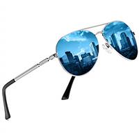 DUCO Classic Polarised Pilot Sunglasses For Mens Womens Unisex UV400 Protection Vintage Classic Men's Polarized Sun Glasses 3025K