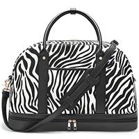 Women's Canvas Overnight Bag Set - Large Travel Carry-on Sho