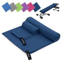 Microfibre towel 2 Pack |160x80cm+80x40cm| Ultra Lightweight Travel Towel, Quick Dry Microfiber Towel for Sports Gym Camping Beach Swimming
