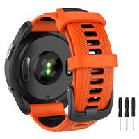 OVERSTEP Compatible for Garmin Forerunner 965 Strap, Soft Silicone Sports Band Adjustable Replacement Wristband for Garmin Forerunner 965/955/945/935