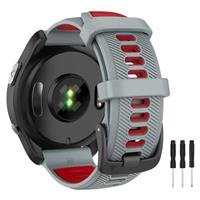 OVERSTEP Compatible for Garmin Forerunner 965 Strap, Soft Silicone Sports Band Adjustable Replacement Wristband for Garmin Forerunner 965/955/945/935