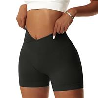 Vertvie Women's Gym Shorts Seamless Cycling Short Shorts High Waist Tummy Control Biker Yoga Sports Shorts Workout Running Ladies Butt Lifting Shorts