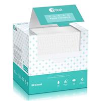 Ditoi Face Towels, 10"12" Disposable Face Towel, Face Towelettes XL, Ultra Soft Makeup Remover Dry Wipes, Thick Face Towel for Sensitive Skin