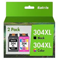 Salols 303XL Ink Cartridges Replacement for HP 303 Ink Cartridges Combo Pack for HP303XL Black and Colour for HP303 303 XL for HP Envy Photo 6230 7234 6234 6220 7830 7130