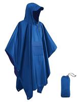 Victoper Waterproof Poncho Adult, Reusable Rain Poncho Adult Waterproof Poncho Waterproof Adult Lightweight Waterproof Raincoat for Outdoor Hiking Camping Cycling Traveling