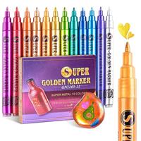 LIGHTWISH Paint Markers Paint Pens, Multi Colors Dual Brush Tip Acrylic Markers