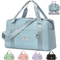 FIORETTO for Ryanair Airlines Cabin Bags 40x20x25 Underseat Travel Hand Luggage Carry on Bag Weekend Overnight Duffle Holdall Bag for Women and Men