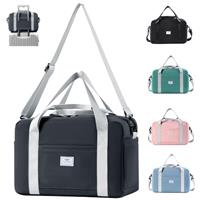 FIORETTO for Ryanair Airlines Cabin Bags 40x20x25 Underseat Travel Hand Luggage Carry on Bag Weekend Overnight Duffle Holdall Bag for Women and Men