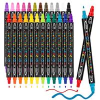 colpart Paint Pens Acrylic Markerss Dual Tip Acrylic Paint Pens
