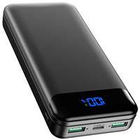 Enerwow Power Bank Portable Fast Charging Phone Charger, 27000mAh Battery Pack with USB C (In&Out) PD3.0 QC4.0 High-Speed Charging, Powerbank with LED Display for iPhone, Huawei