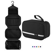homchen Hanging Travel Toiletry Bag, Waterproof Folding Portable Cosmetic Wash Bag for Men and Women