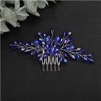 Deniferymakeup Rose Gold Hair Clip Pin Bridal Rhinestone Cry
