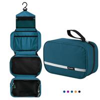 homchen Hanging Travel Toiletry Bag, Waterproof Folding Portable Cosmetic Wash Bag for Men and Women