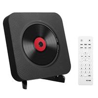 Adirigo Portable Desktop CD Player with Bluetooth - Kpop Music CD Player Build-in Double HiFi Speakers Multifunctional Wall-mounted CD player with Remote Control