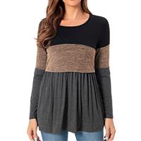 Bearsland Women's Nursing Tops Short Sleeve Scoop Neck Breastfeeding Shirt Maternity Clothes