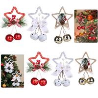 LIHAO 6pcs Christmas Bells 15cm Xmas Jingle Bells Hanging Or