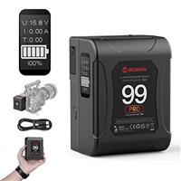 V Mount Battery, Moman Power 99 Pro V-Lock Portable Battery
