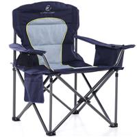 ALPHA CAMP Oversized Camping Folding Chairs Heavy Duty Camping Chair Support 450 LBS Padded Camp Chairs for Adults with Carry Bag and Cooler Bag Portable for Outdoor
