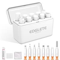 Edglete iPhone Cleaning Kit for Charging Port Cleaner, Multi-Tool iPhone Cleaner Repair Lightning Cables, Phone Cleaning Kit for iPhone, iPad, Connectors, Speakers, Airpod Cleaning Kit, White