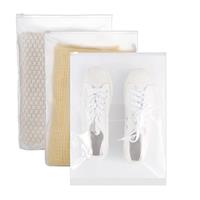 40 Pcs Ziplock Bags, 50 X 40cm + 40 X 30cm Large Travel Clothes Storage Bags Reusable Clear Storage Bag Zip Lock Seal Bag Waterproof Luggage Organiser for Clothes Shoe Cosmetics Offices Supplies