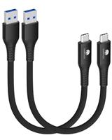CONMDEX 2Pack USB C Cable UP to 10Gbps USB C 3.1 Gen2 USB A Android Auto Cable 3.1A Fast Charging Sync Data Transfer Cord for Samsung Galaxy S23/S22/S21/S20/S10/S9 Note 20/10/9/8 Tab S8 Pixel 7 Pro