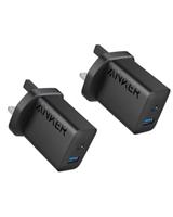 Anker USB C Plug, iPhone Charger, 2-Pack 20W Dual Port USB Fast Wall Charger, USB C Charger Block for iPhone 15/15 Pro/15 Pro Max/14/13/12, iPad Pro, AirPods, and More (Cable Not Included)