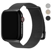 Fullmosa Compatible with Apple Watch Band 49mm 45mm 44mm 42mm 41mm 40mm 38mm for Women Men, Stainless Steel Milanese Loop Replacement iWatch Bands Ultra Series 8 7 6 5 4 3 2 1 SE