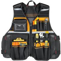 WINHUNT Work Vest with Multiple Pockets, Strong Oxford Fabric Vest, Reflective Vest Tool Vest for Electrician, Carpenter, Worker