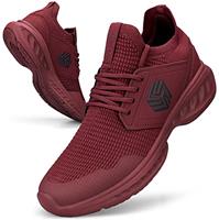 Giniros Mens Trainers Running Walking Shoes Lightweight Sport Athletic Gym Fitness Fashion Training Sneakers Casual Comfortable Breathable Flat Mesh Tennis Shoes Outdoor Jogging
