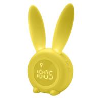 Homealexa Kids Alarm Clock, Girls and Boys Alarm Clock Digital for Bedroom, Rabbit Alarm Clock, LED Wake Up Light Girls Alarm Clock, Bedside Clock