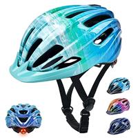 Kids Bike Helmet, Bike Helmets for Kids with Light and Visor for Boys Girls Bike Helmet Kids Cycle Helmet Kids Childrens Bike Helmet Bicycle Cycling Helmet Kids (50-57CM)